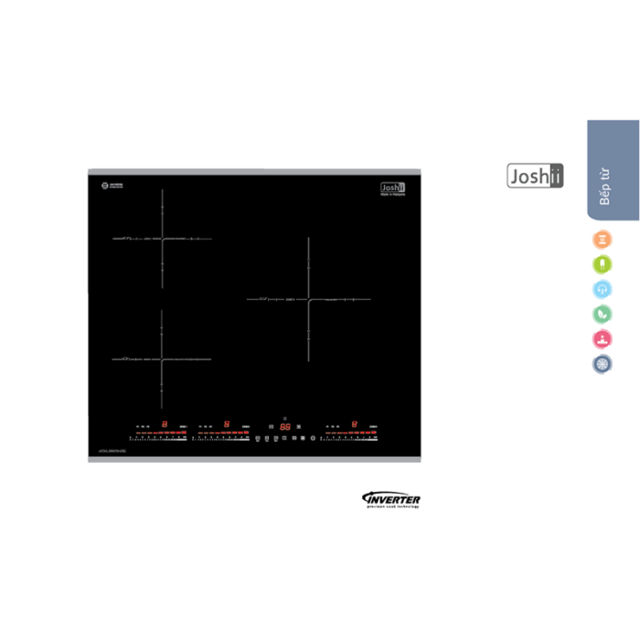 BẾP 03 LÒ TỪ MALAYSIA INVERTER CHUẨN EU